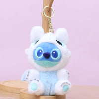 Stitch Toothless Cosplay Keychain