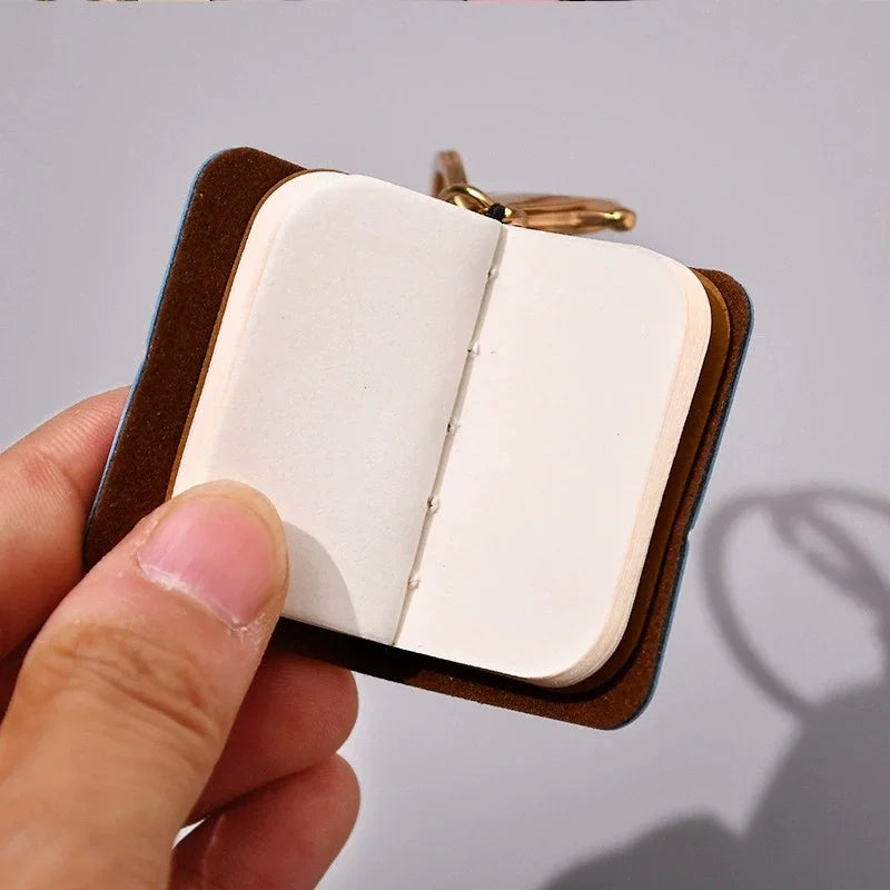 Kawaii Pocket Mini Journal Keychain