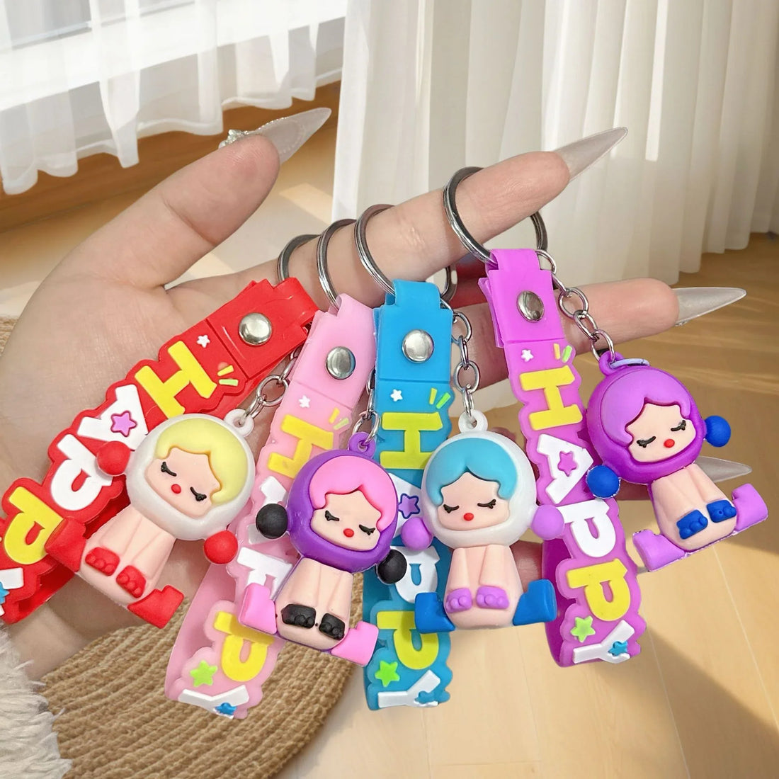 Skullpanda Matte Doll Keychain