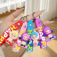 Skullpanda Matte Doll Keychain