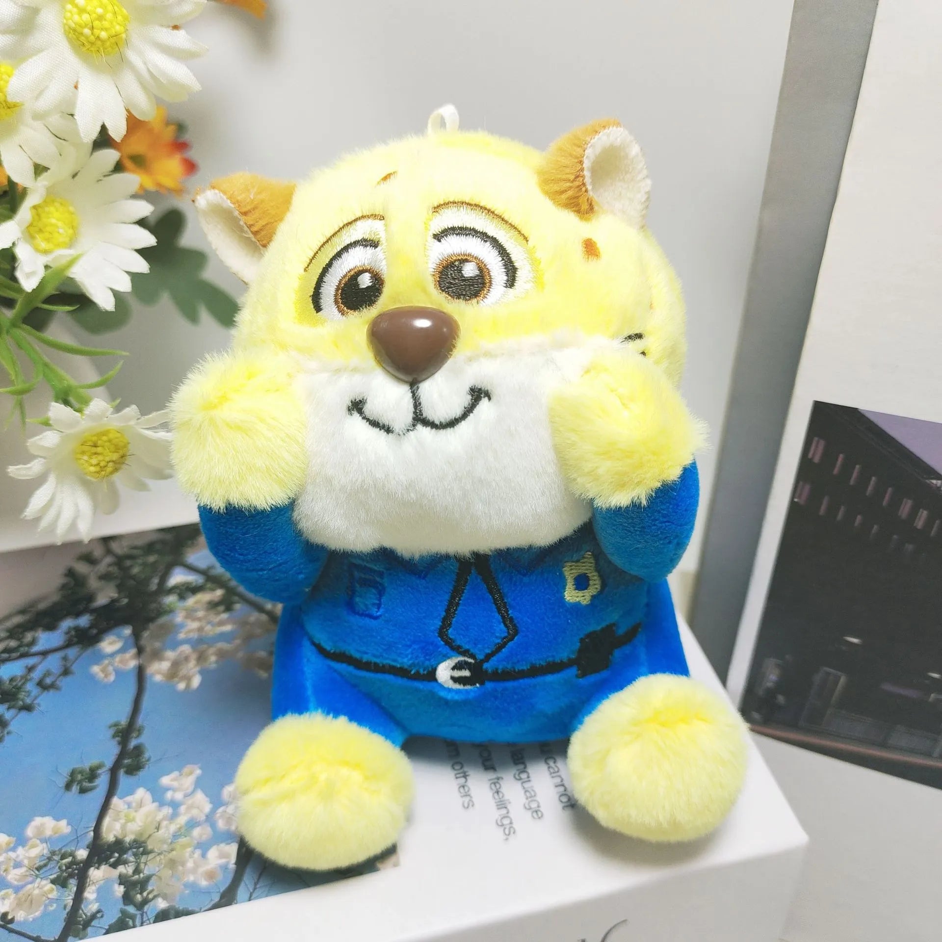 Zootopia Paw-Cheek Squeeze Plush Keychain