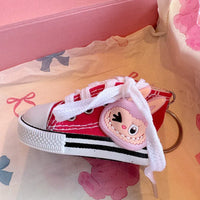 Winking Labubu Sneaker Keychain