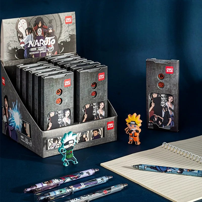 Deli A592 Naruto Gel Pen (Set of 4)