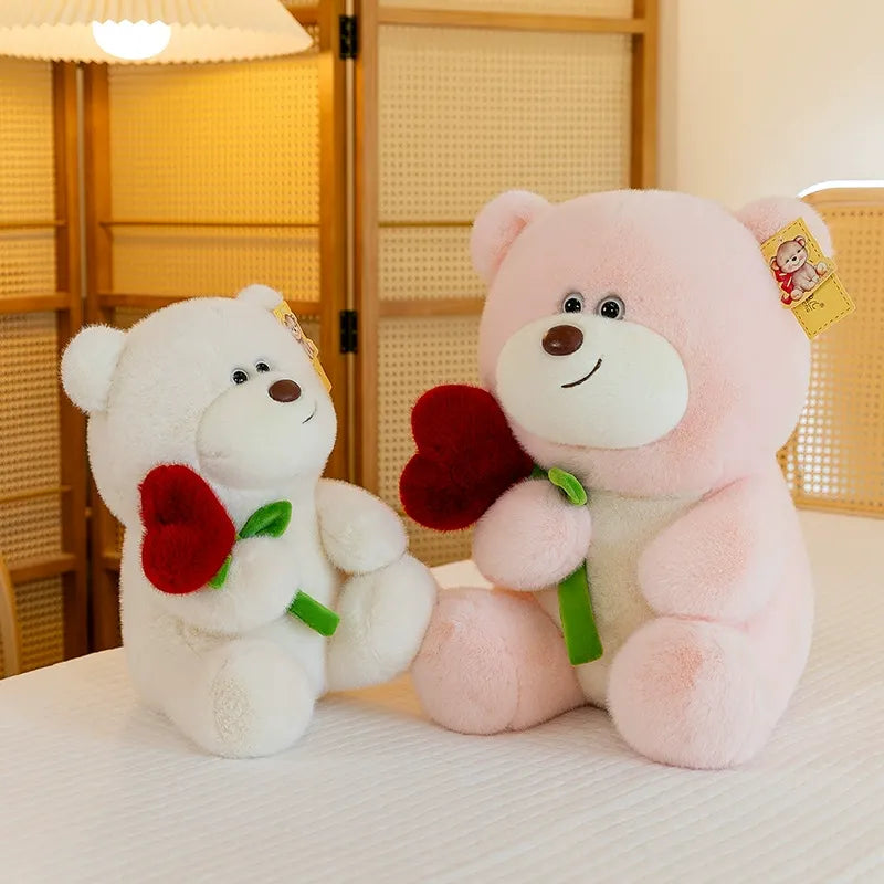 Sweetheart Rose Hug Teddy Bear (35 cm)