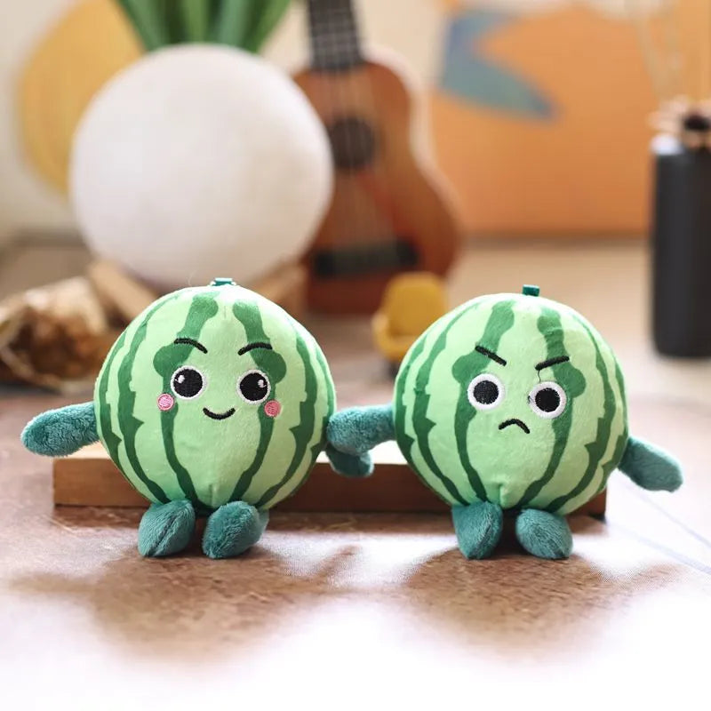 Summertime Watermelon Plush Keychain