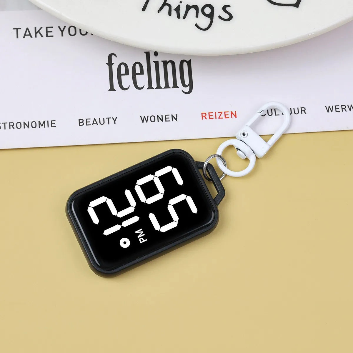 Big-Screen LED Digital Watch Keychain