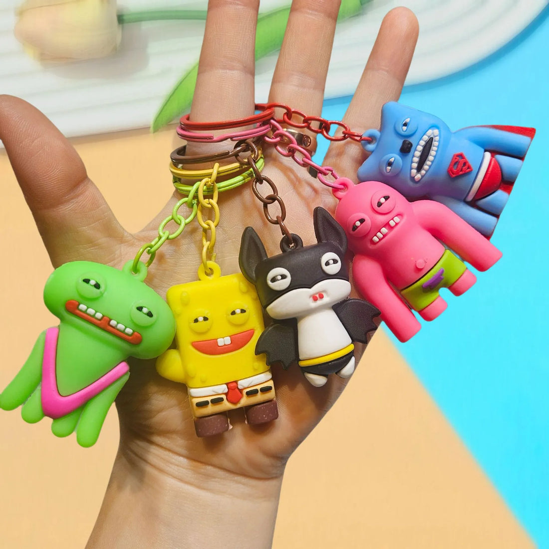 Fuggler Character Mashup Mini Keychain