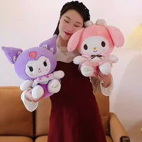 Kuromi & Melody Platinum Plushies (30 cm)