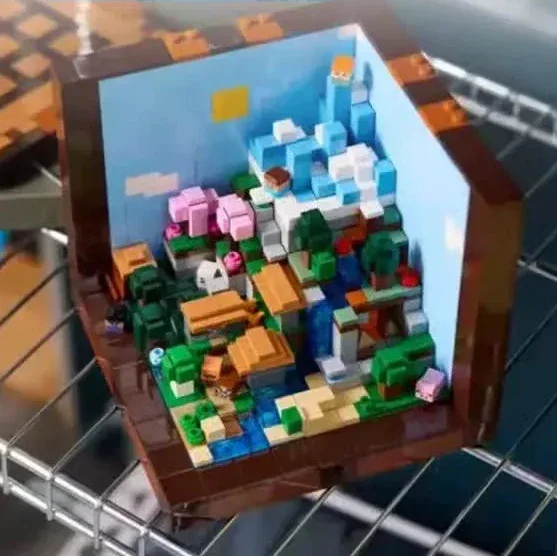 Minekraft Crafting Table Building Blocks (1195 Pcs)