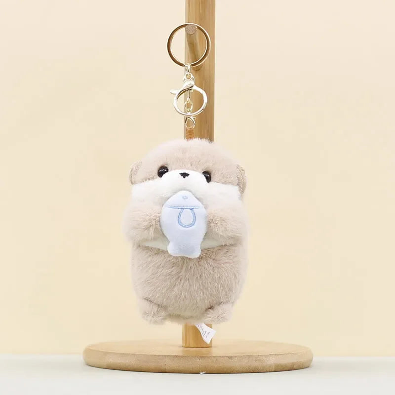 Fish Otter Plush Doll Keychain
