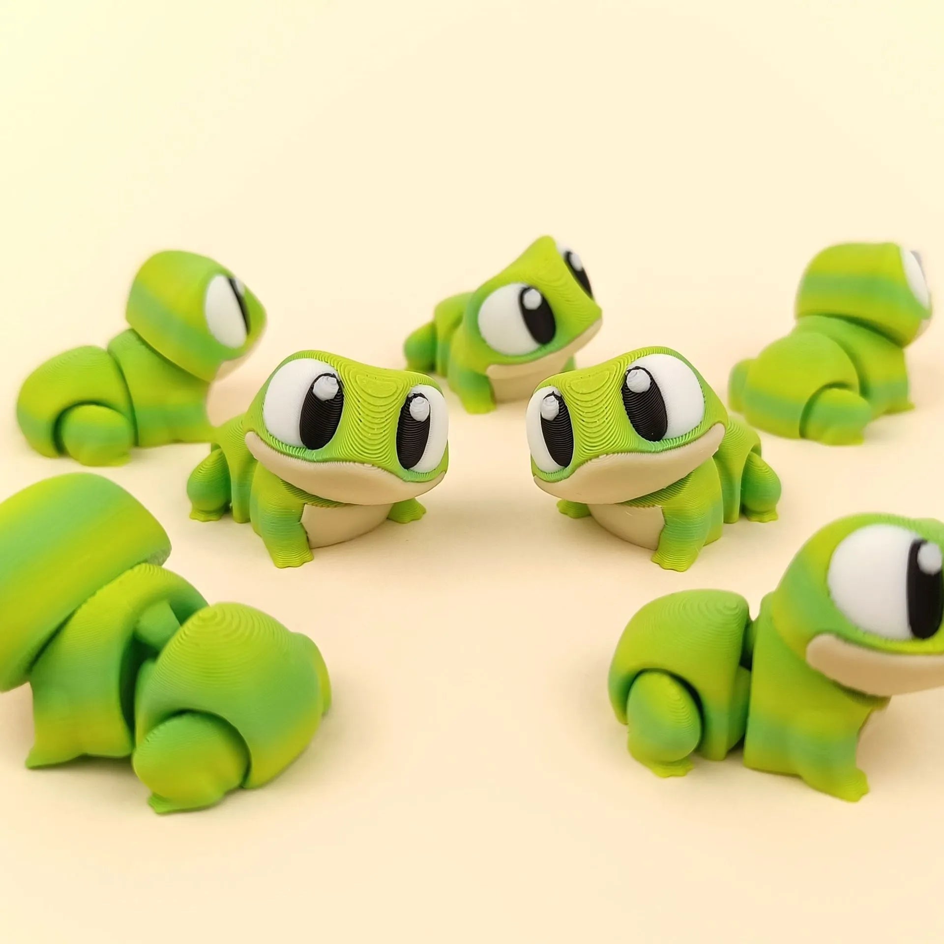 Mood Booster Little Frog 3D Keychain