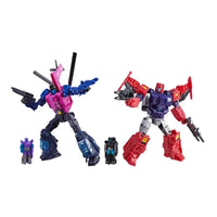 Transformers AoP Spinister vs Topspin Action Figure Set