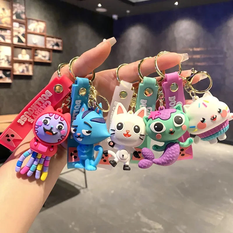 Gaby's Dollhouse Crew Keychain