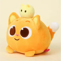 Ninimo Cute Stacked Chibi Cat and Mouse Plush (25 cm)