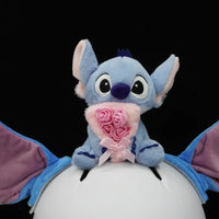 Stitch Bloom Ready Plush Keychain
