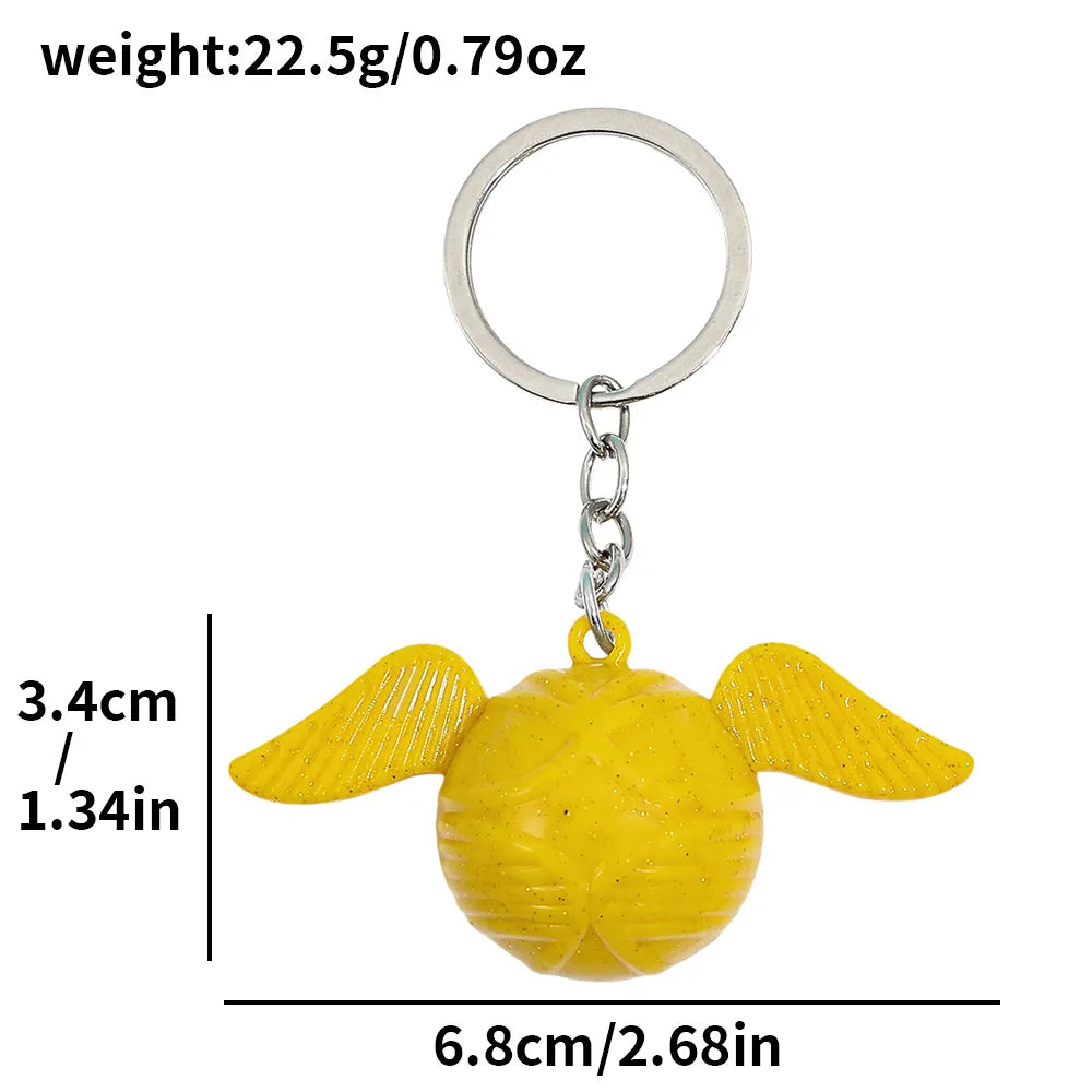 Golden Snitch Seeker's Silicone Keychain