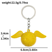 Golden Snitch Seeker's Silicone Keychain
