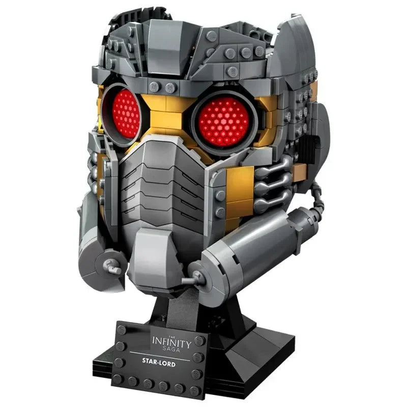 Star Lord Mask Helmet Building Blocks (492 Pcs)