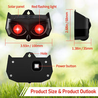 Predator Eye Solar-Powered Animal Deterrent