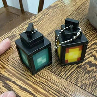 Minecraft Lantern LED Glowing Keychain