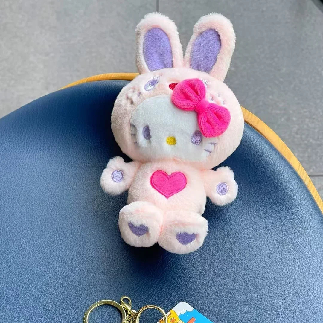 Hello Kitty Bunny Cosplay Keychain
