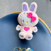 Hello Kitty Bunny Cosplay Keychain