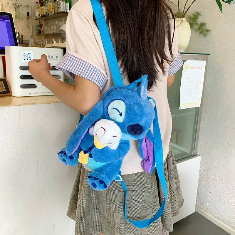 Cosmic Stitch Hugs Duck Plush Backpack