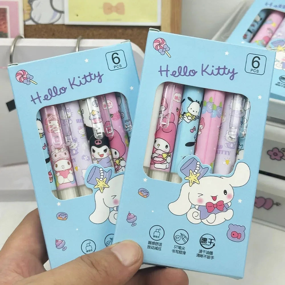 Sanliou Chubby Feels Gel Pen (Set of 6)