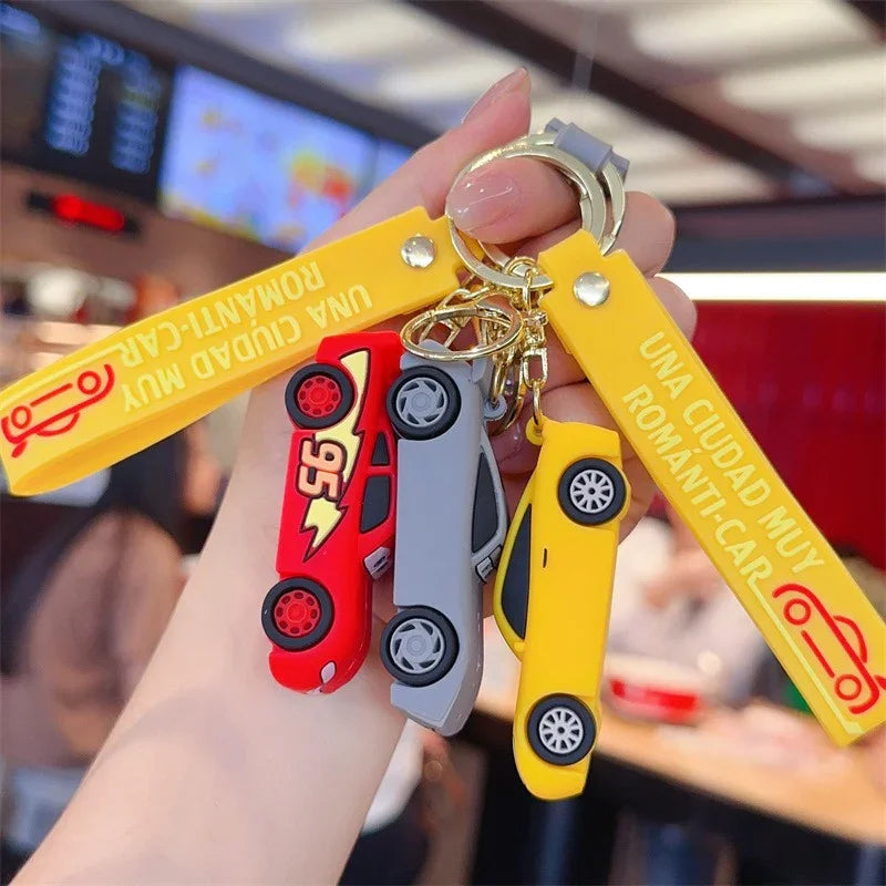Cars Race Ready 3D Keychain