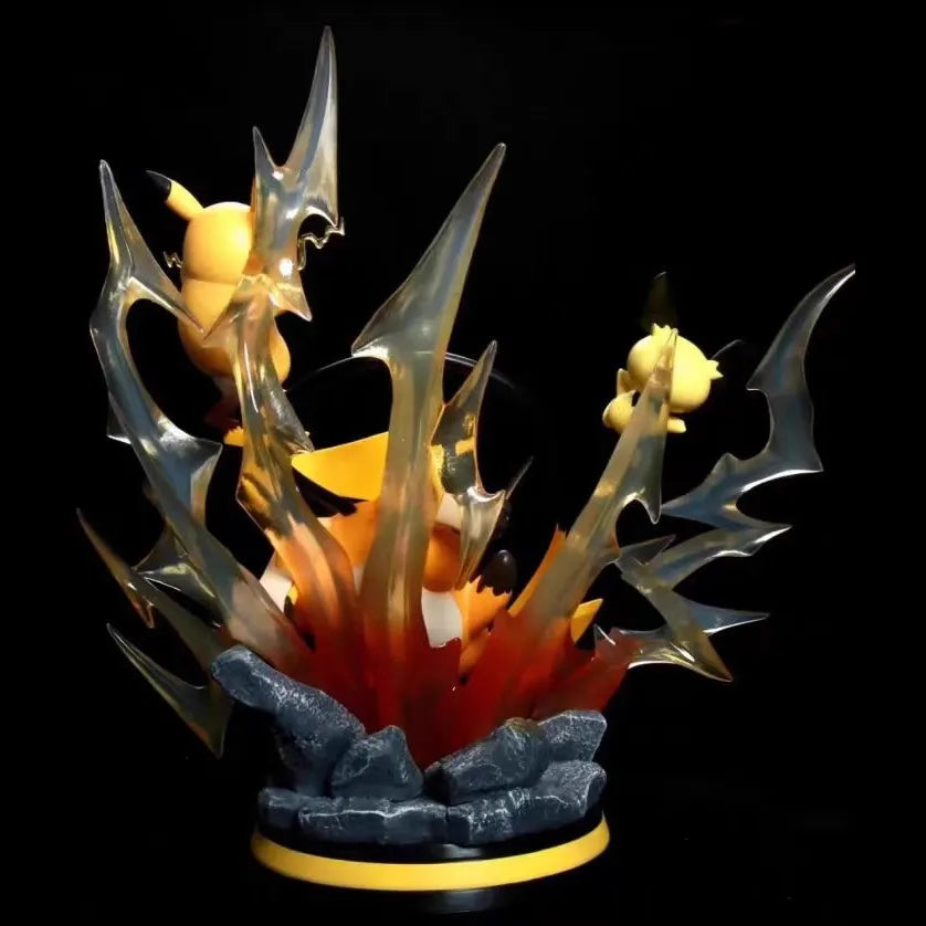 Pikachu Evolution Line Volt Battle Ver. Figure (45 cm)