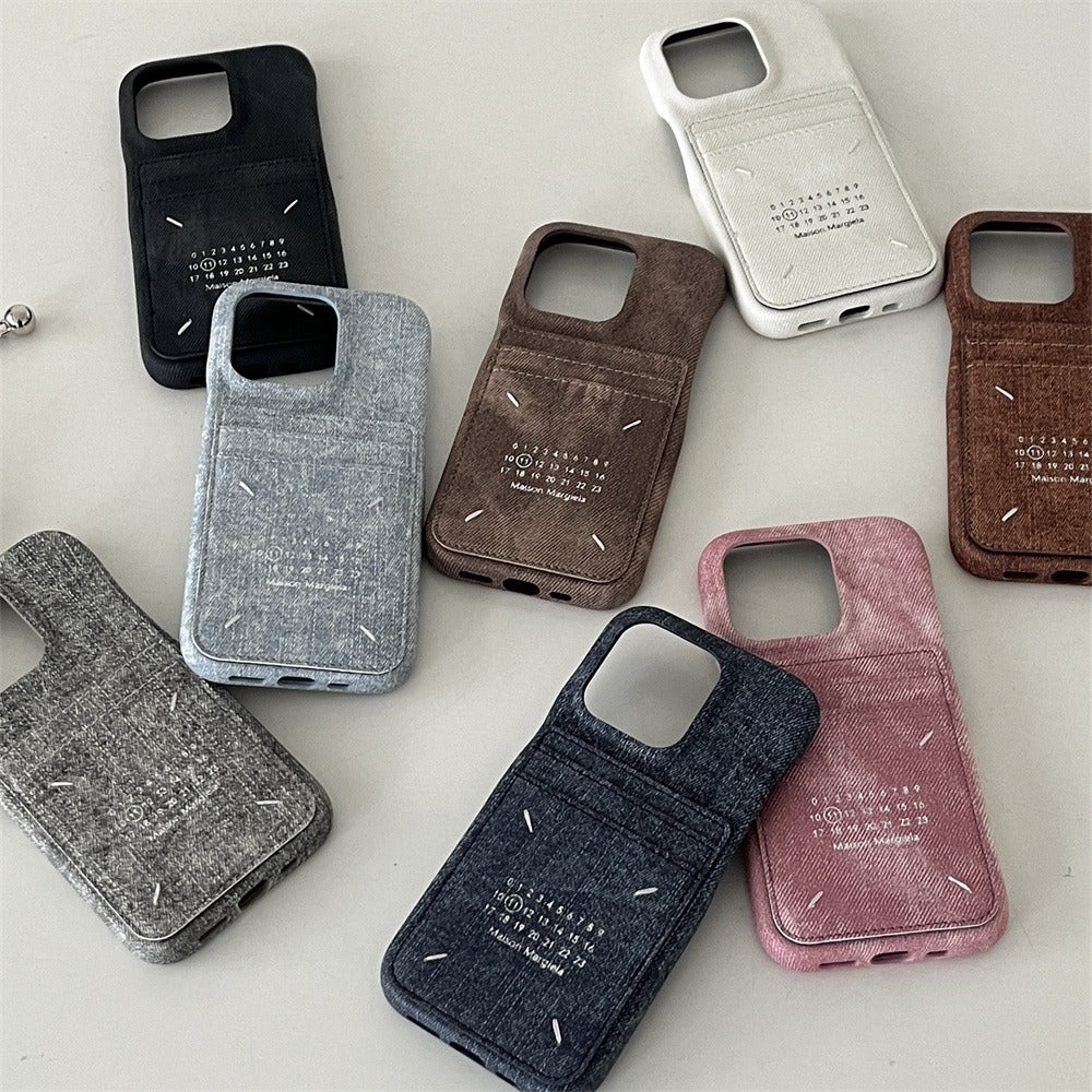 Maison Margiela Denim Cardholder Phone Case (For iPhone)