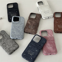 Maison Margiela Denim Cardholder Phone Case (For iPhone)
