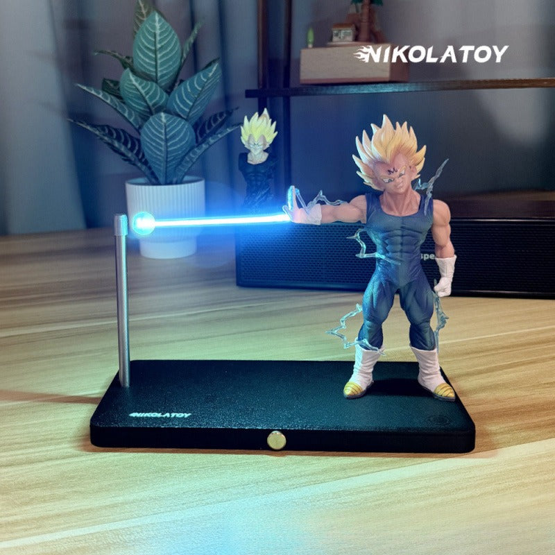 DBZ Vegeta Energy Shot Levitating Lamp