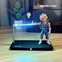 DBZ Vegeta Energy Shot Levitating Lamp