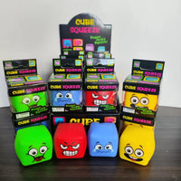 Super Solid Emoji Stress Relief Cube (Set of 4)