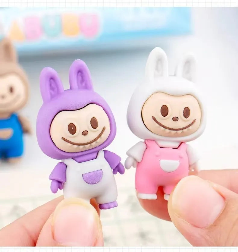 Standing Labubu Premium Erasers (Set of 4)
