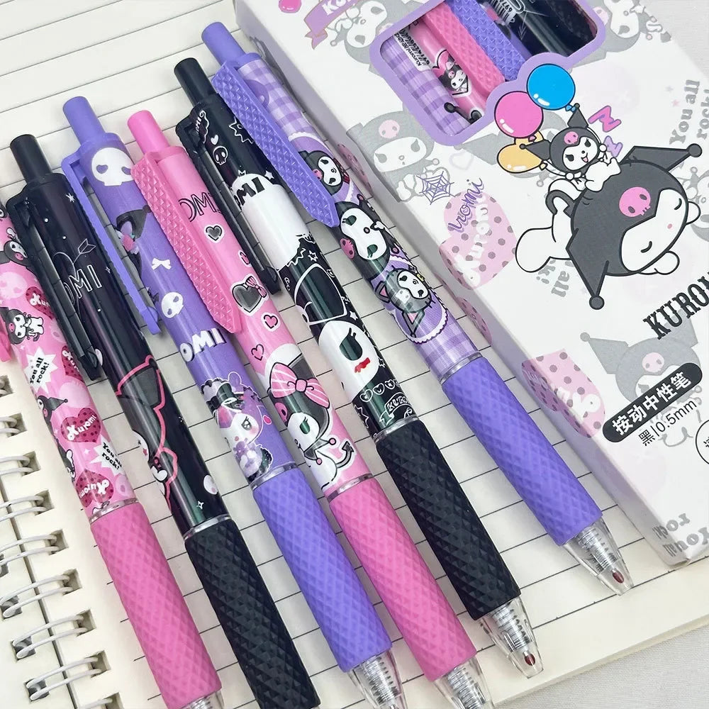 Kuromi Punk Princess Gel Pen (Set of 6)