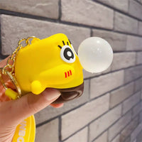 Spongebob & Patrick Squishy Keychain