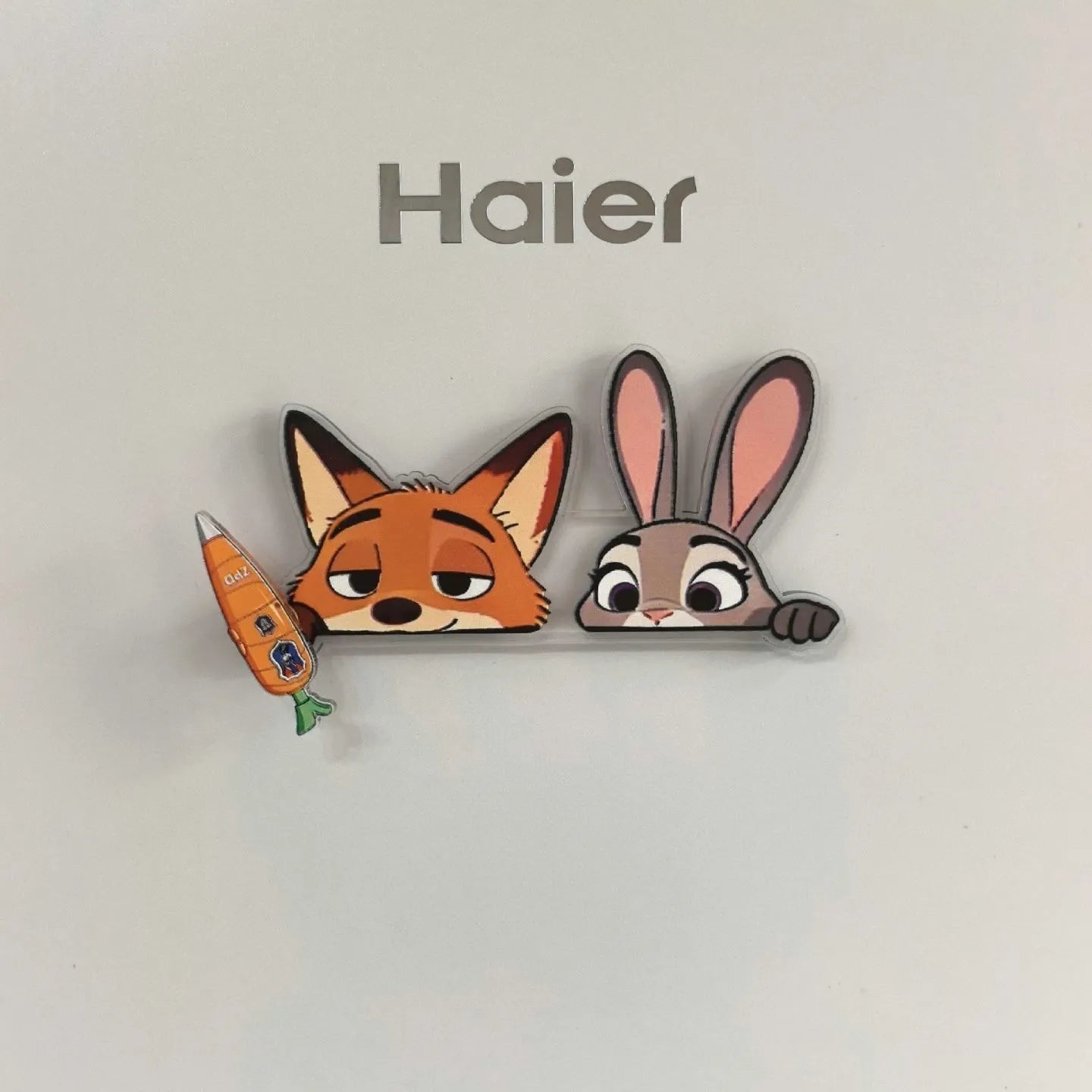 Zootopia Nick & Judy Acrylic Refrigerator Magnets