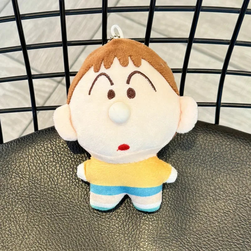 Shinichan Bubble Blower Plush Keychain