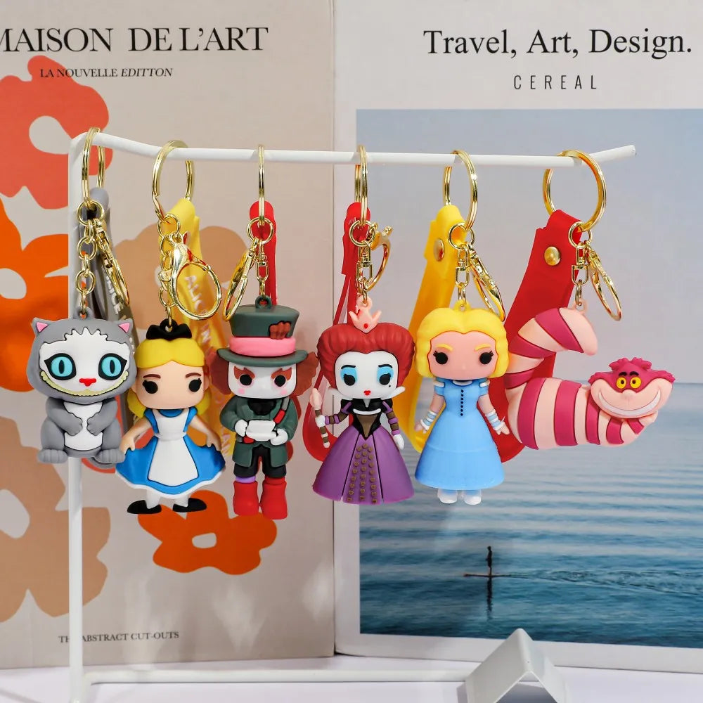 Alice In Wonderland 3D Keychain