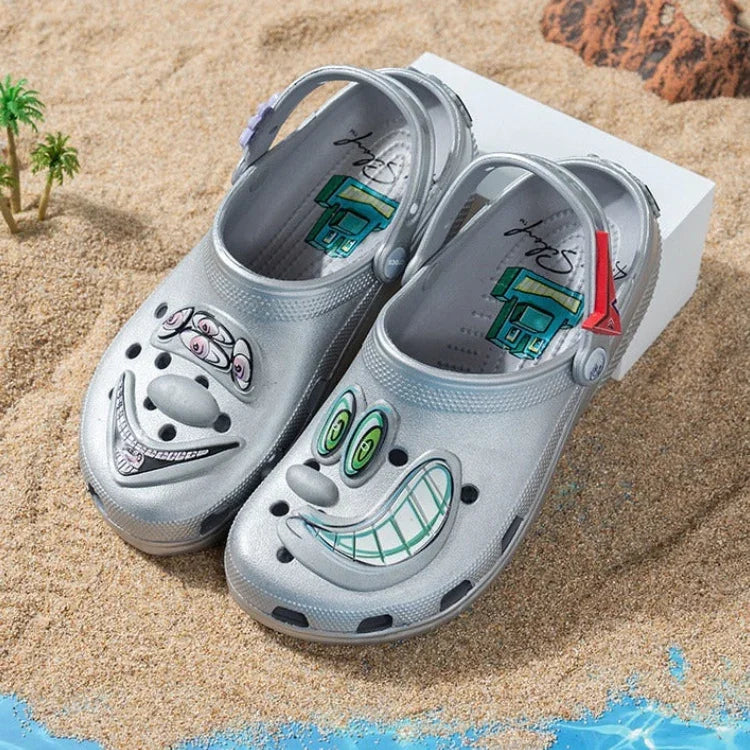 Sharf Metallic Streetwear Beach Clogs