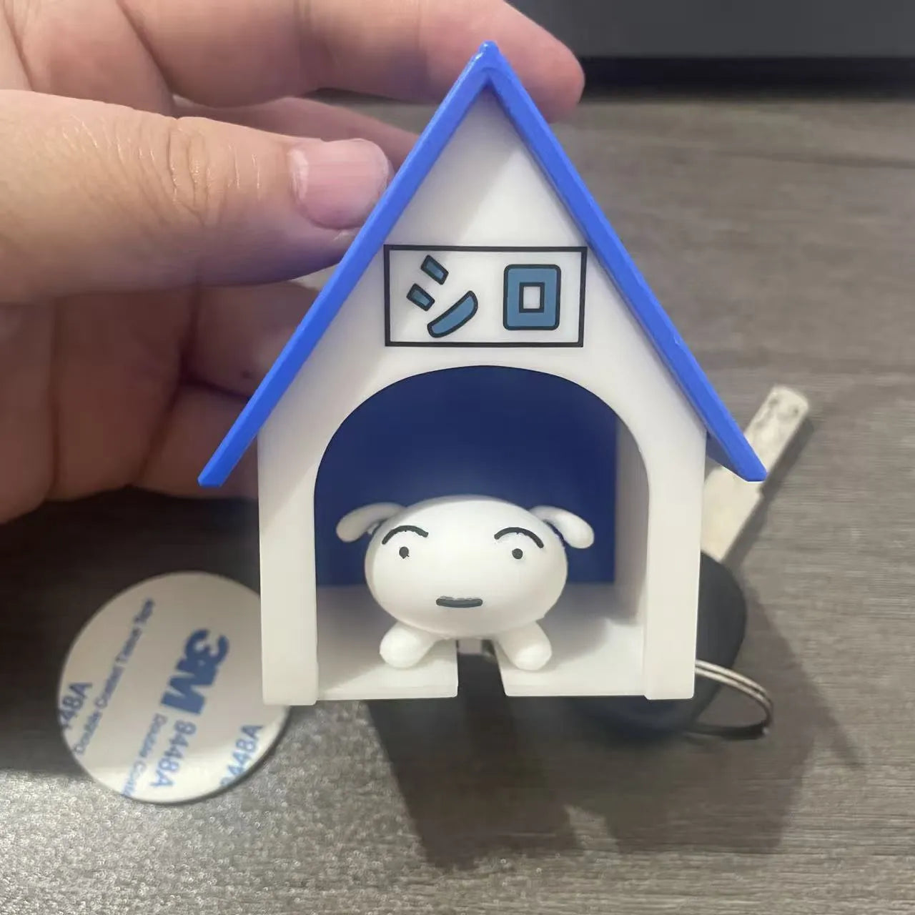 Shiro Doghouse Wall-Mounted Key Holder Charm