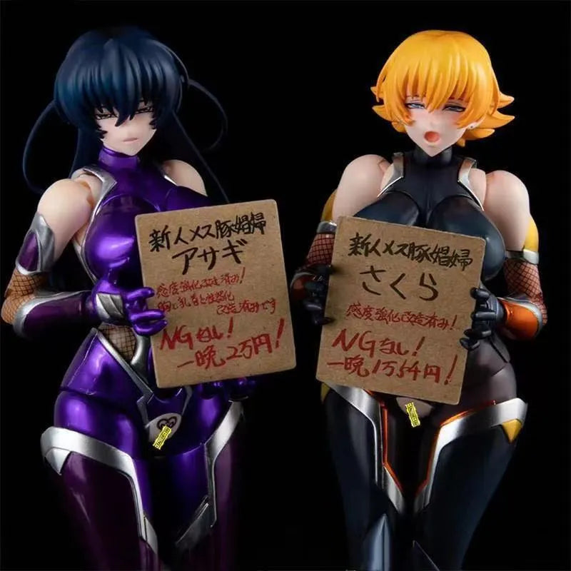 Shadow Assassin Kunoichi Cyber Punk Figure Duo
