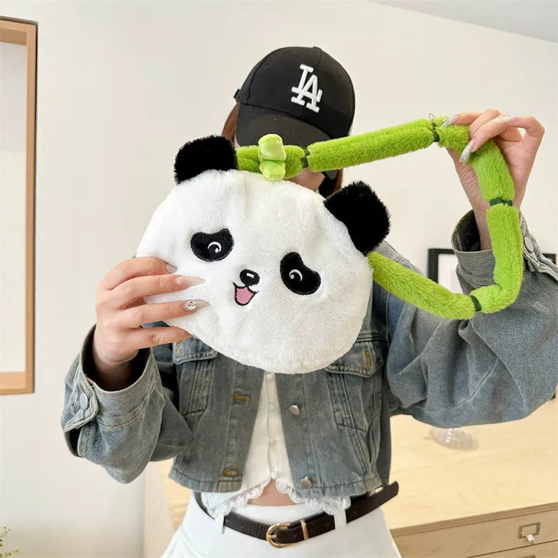 Bamboo Carry Panda Plush Bag