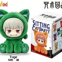Jujutsu Kaisen Season 2 Cat Sit Party Plush Keychain