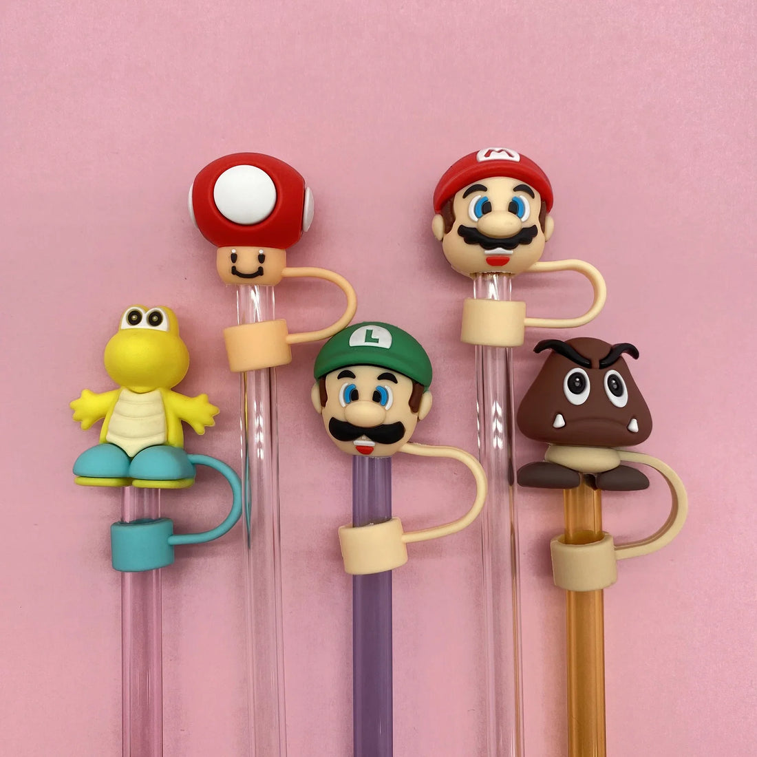 Mario Series Fancy Straw Capz