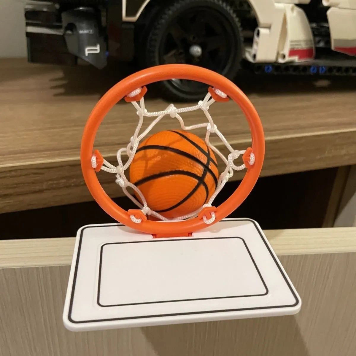 Clamp-On Mini Desktop Basketball Game