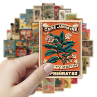 Vintage Americana & Retro European Mini Poster Pack (60 Pcs)