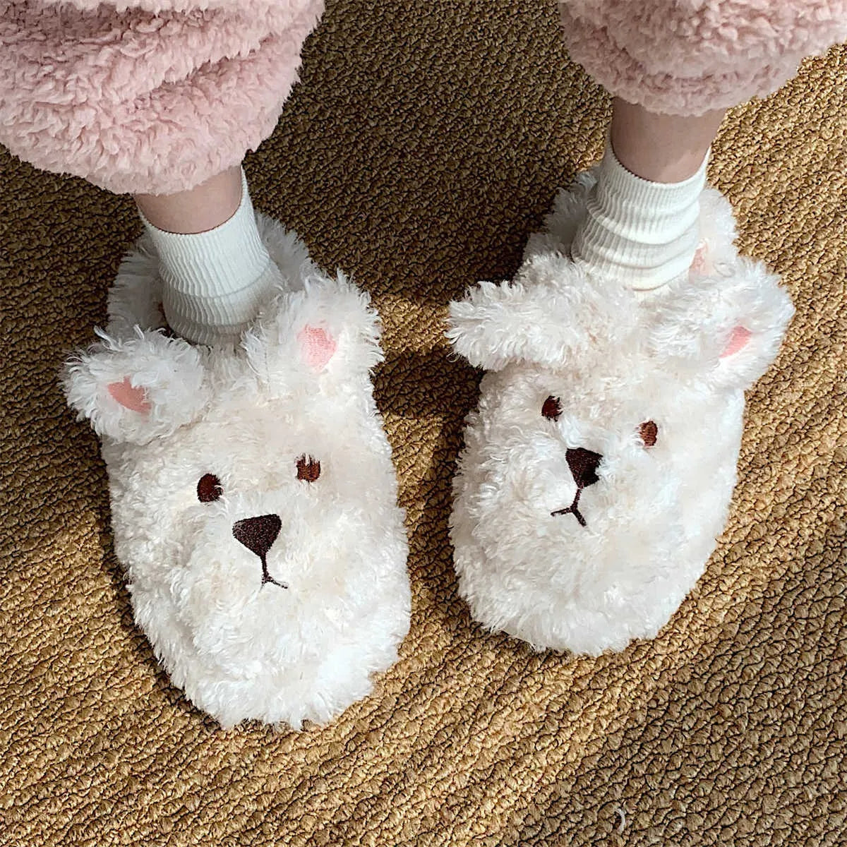Puppy Plush Cloud Slippers